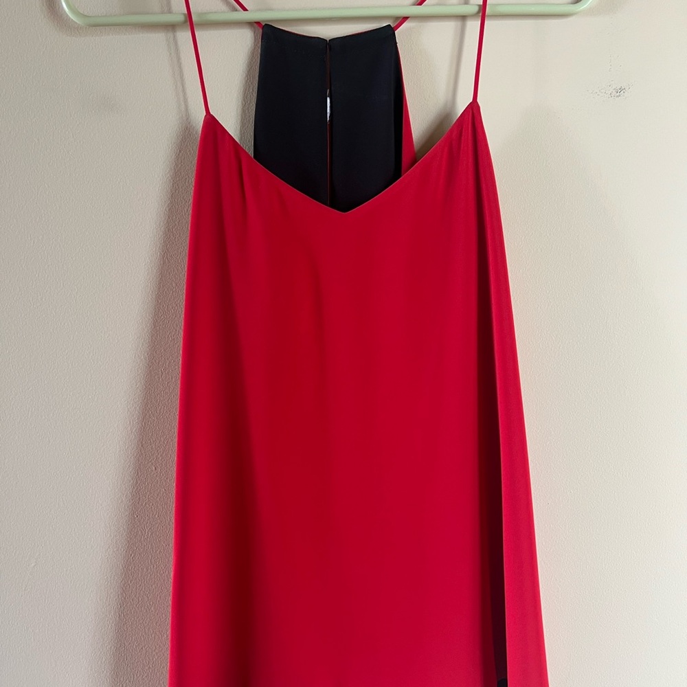 Express Red and black reversible Spaghetti Strap Top